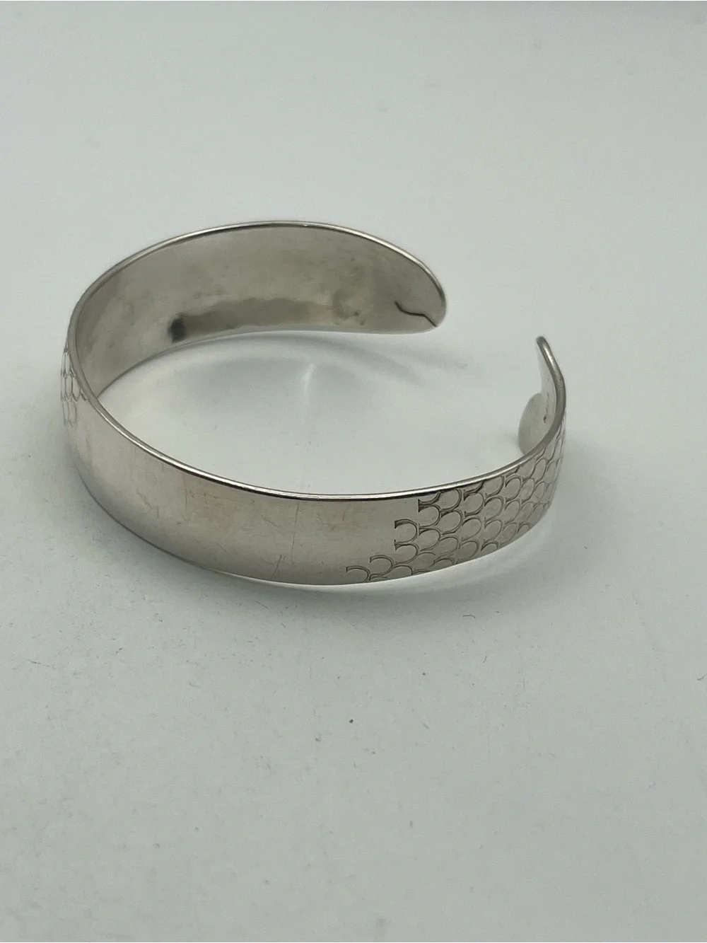 Eden Hand Arts herring cuff bracelet 14k & sterling silver Large Cape Cod - Picture 8 of 16